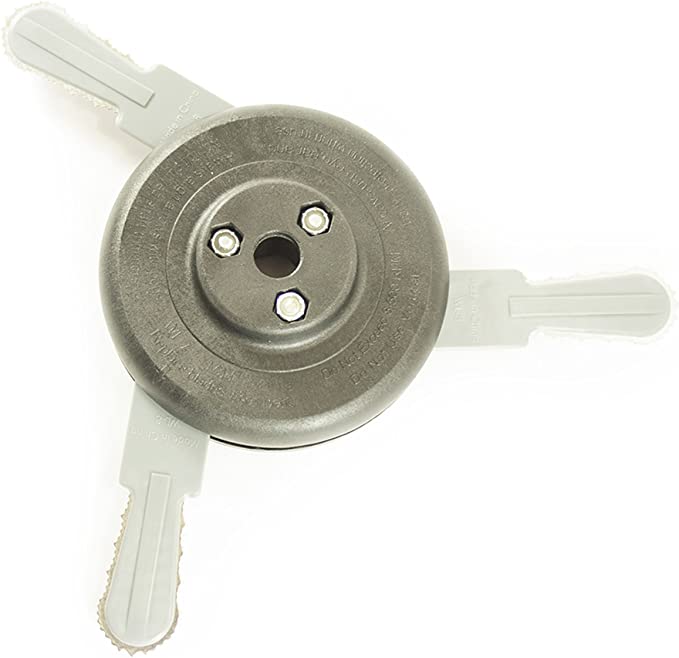 Billede fra myndighedens meddelelse af det tilbagekaldte produkt Weed Warrior Brush Cutter Weed Trimmer Blade Head, Universal Fit. Årsag: OKTILTAG.