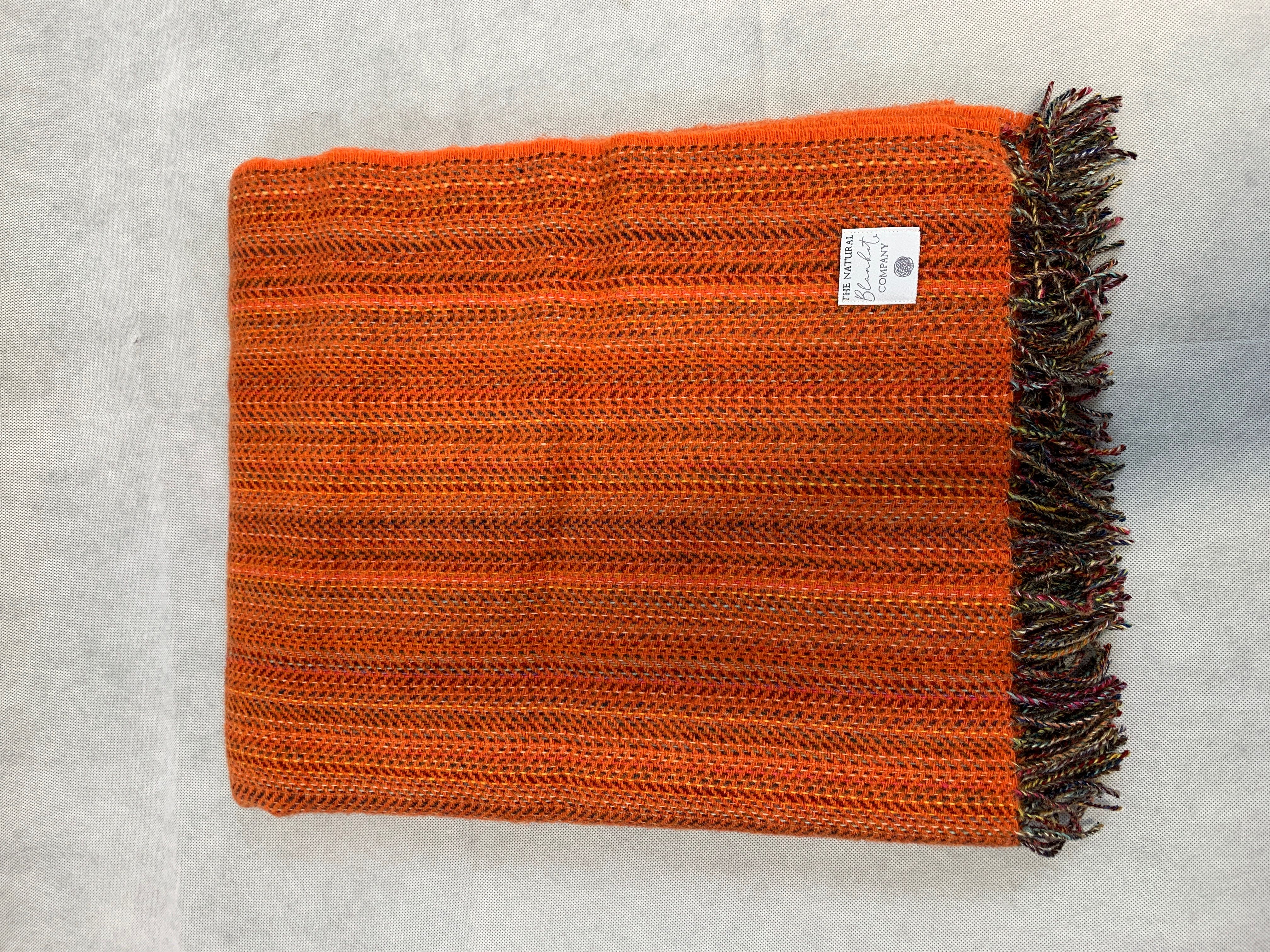 Billede fra myndighedens meddelelse af det tilbagekaldte produkt UK - Harvest Sunset Blanket. Årsag: OKTILTAG.