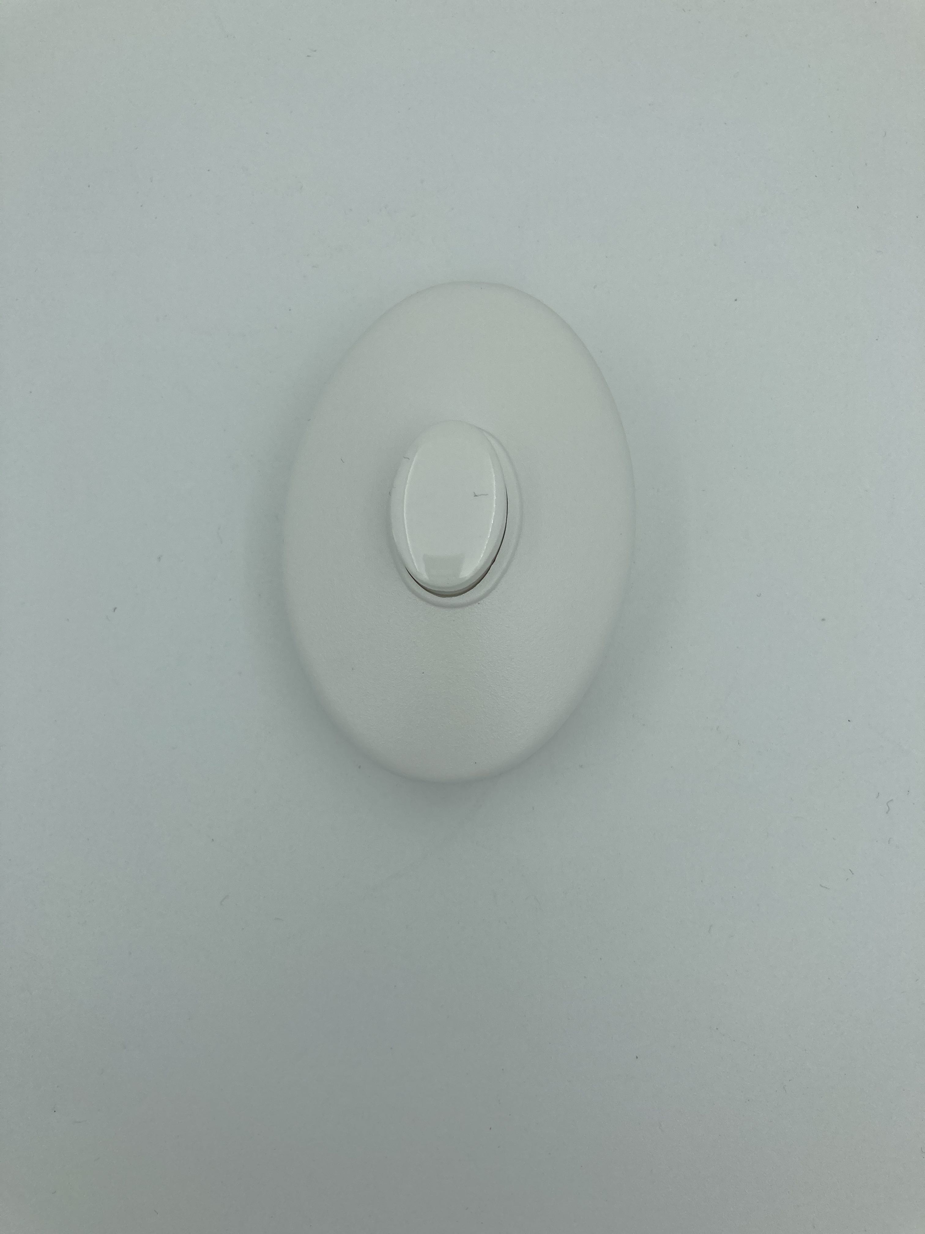 Billede fra myndighedens meddelelse af det tilbagekaldte produkt Elworks Gulvkontakt G1 fodafbryder u/jord. Årsag: OKTILTAG.