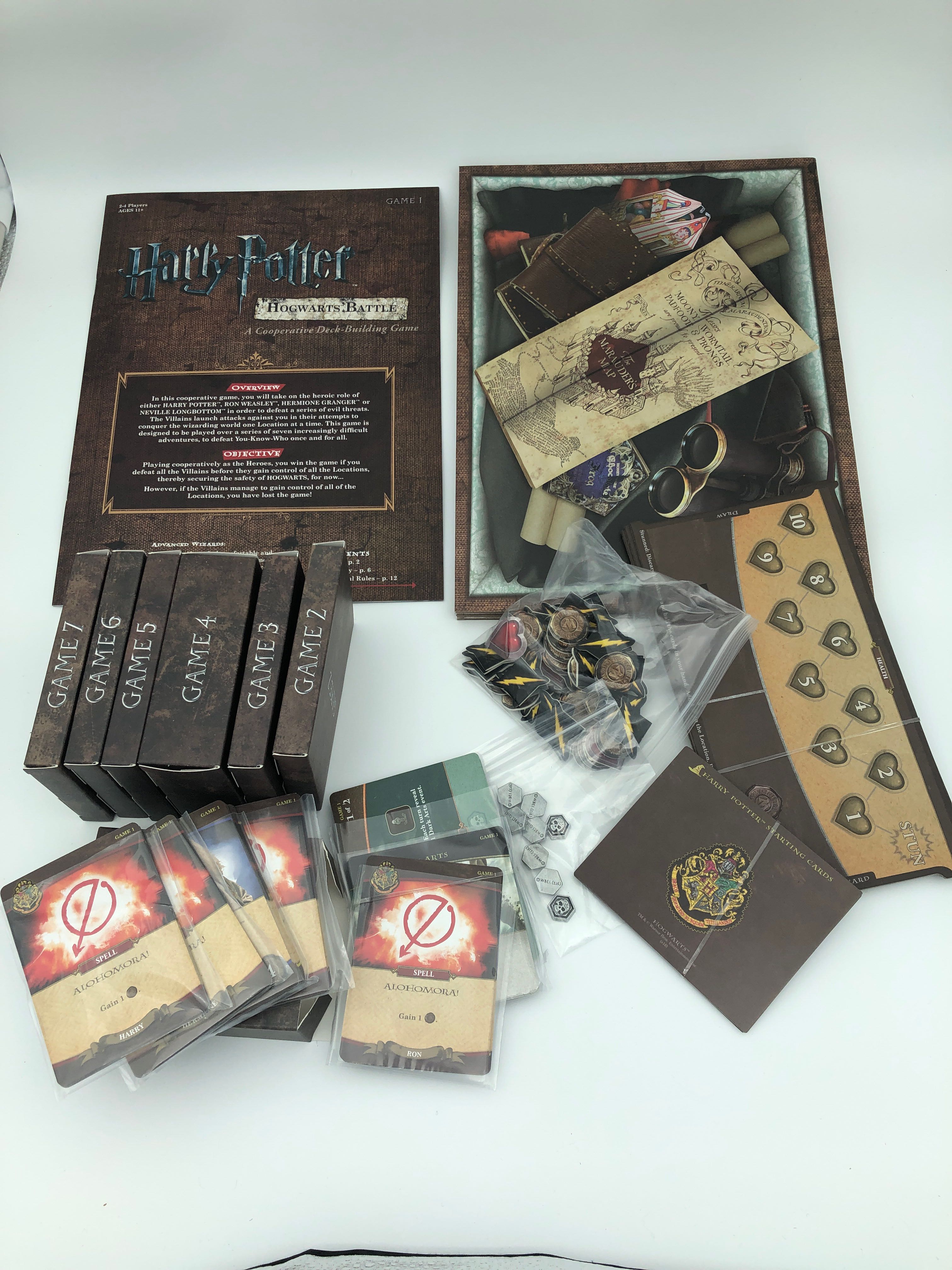 Billede fra myndighedens meddelelse af det tilbagekaldte produkt HARRY POTTER HOGWARTS BATTLE DECK. Årsag: OKTILTAG.