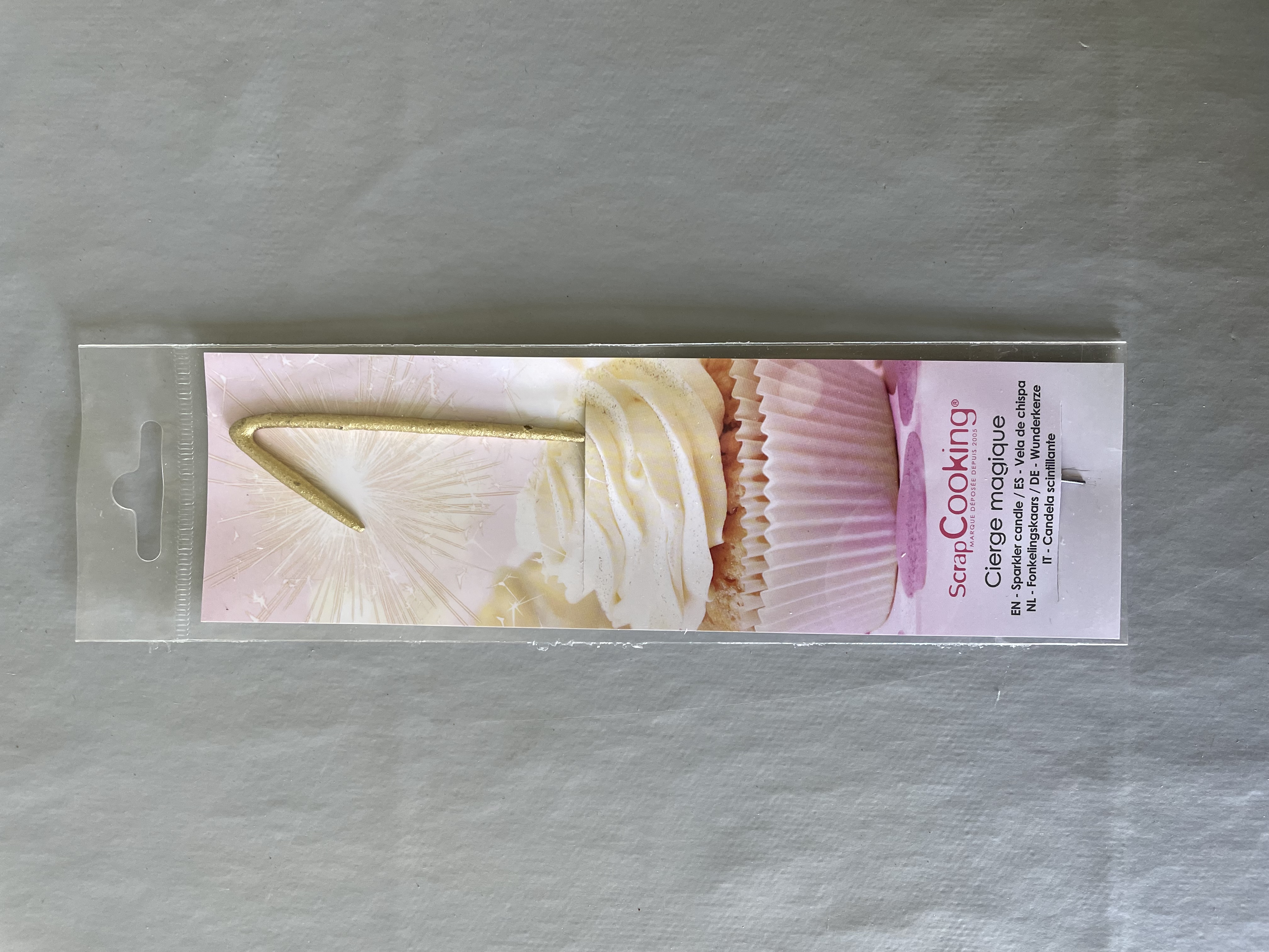 Billede fra myndighedens meddelelse af det tilbagekaldte produkt Sparkler Candle. Årsag: OVERTRÆD.