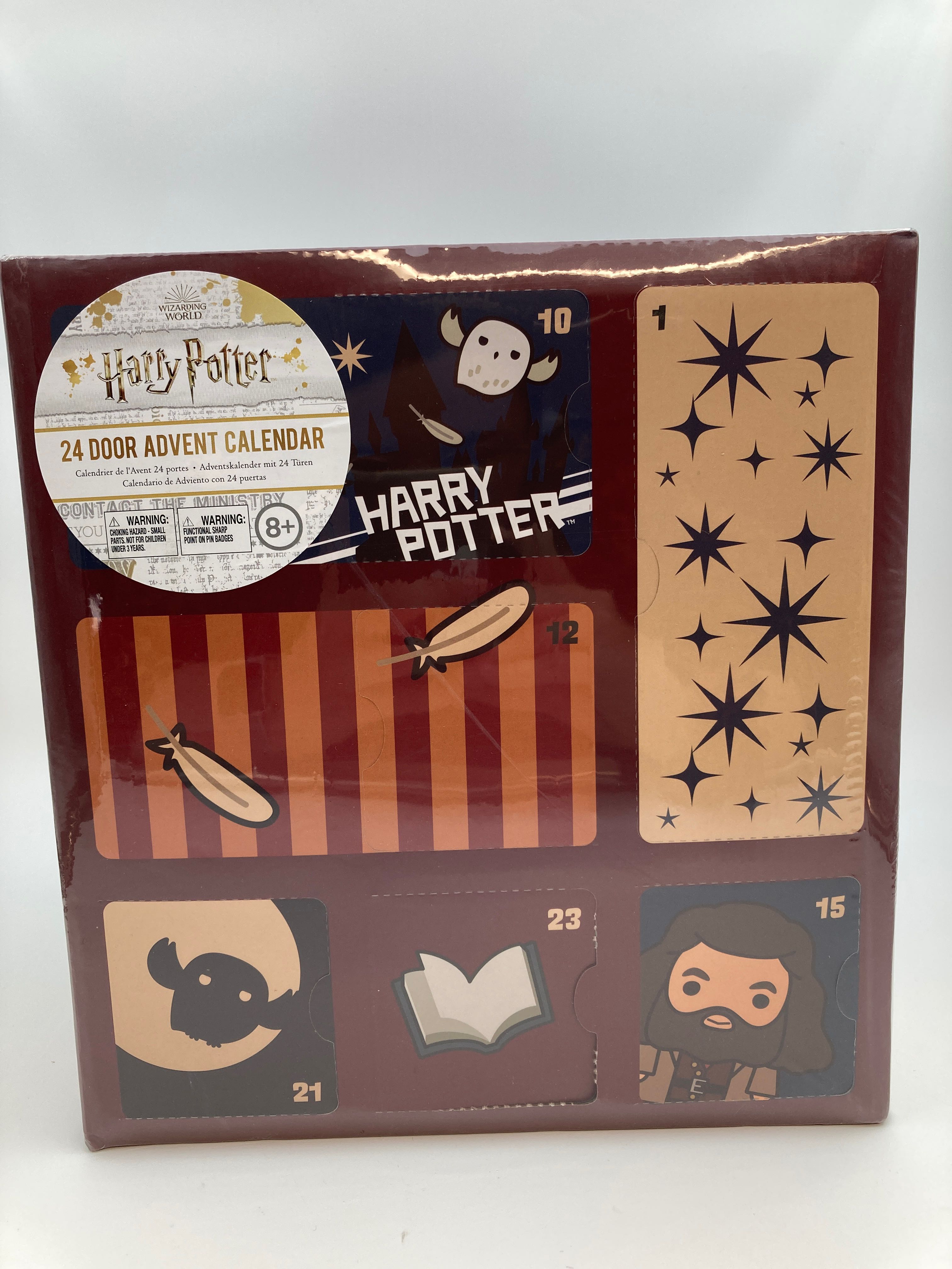 Billede fra myndighedens meddelelse af det tilbagekaldte produkt Harry Potter - CUBE Julekalender. Årsag: OKTILTAG.