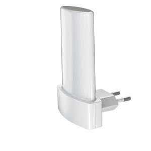 Billede fra myndighedens meddelelse af det tilbagekaldte produkt LEDVANCE LUNETTA Shine RGB sensor natlampe m/farveskift. Årsag: OKTILTAG.