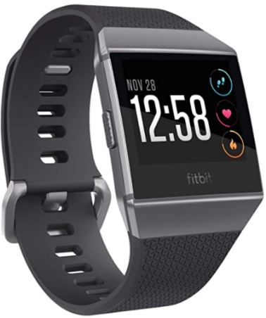 Billede fra myndighedens meddelelse af det tilbagekaldte produkt Smartwatch - Fitbit. Årsag: OKTILTAG.