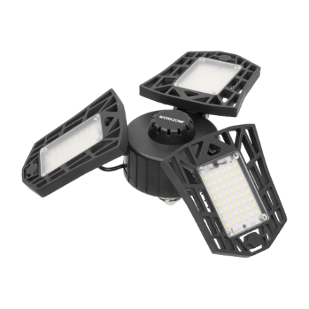 Billede fra myndighedens meddelelse af det tilbagekaldte produkt ARBEJDSLAMPE 6000 LUMEN. Årsag: OKTILTAG.