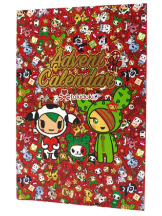 Billede fra myndighedens meddelelse af det tilbagekaldte produkt tokidoki 2021 Advent Calendar. Årsag: OVERTRÆD.