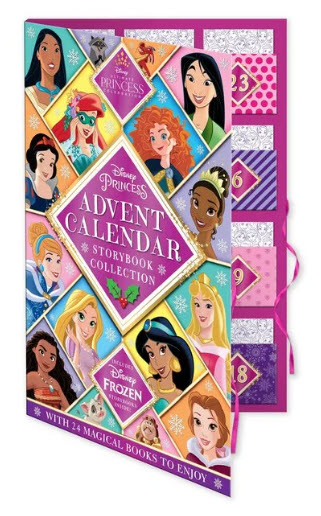 Billede fra myndighedens meddelelse af det tilbagekaldte produkt Disney Princess Storybook Advent Calendar. Årsag: OVERTRÆD.