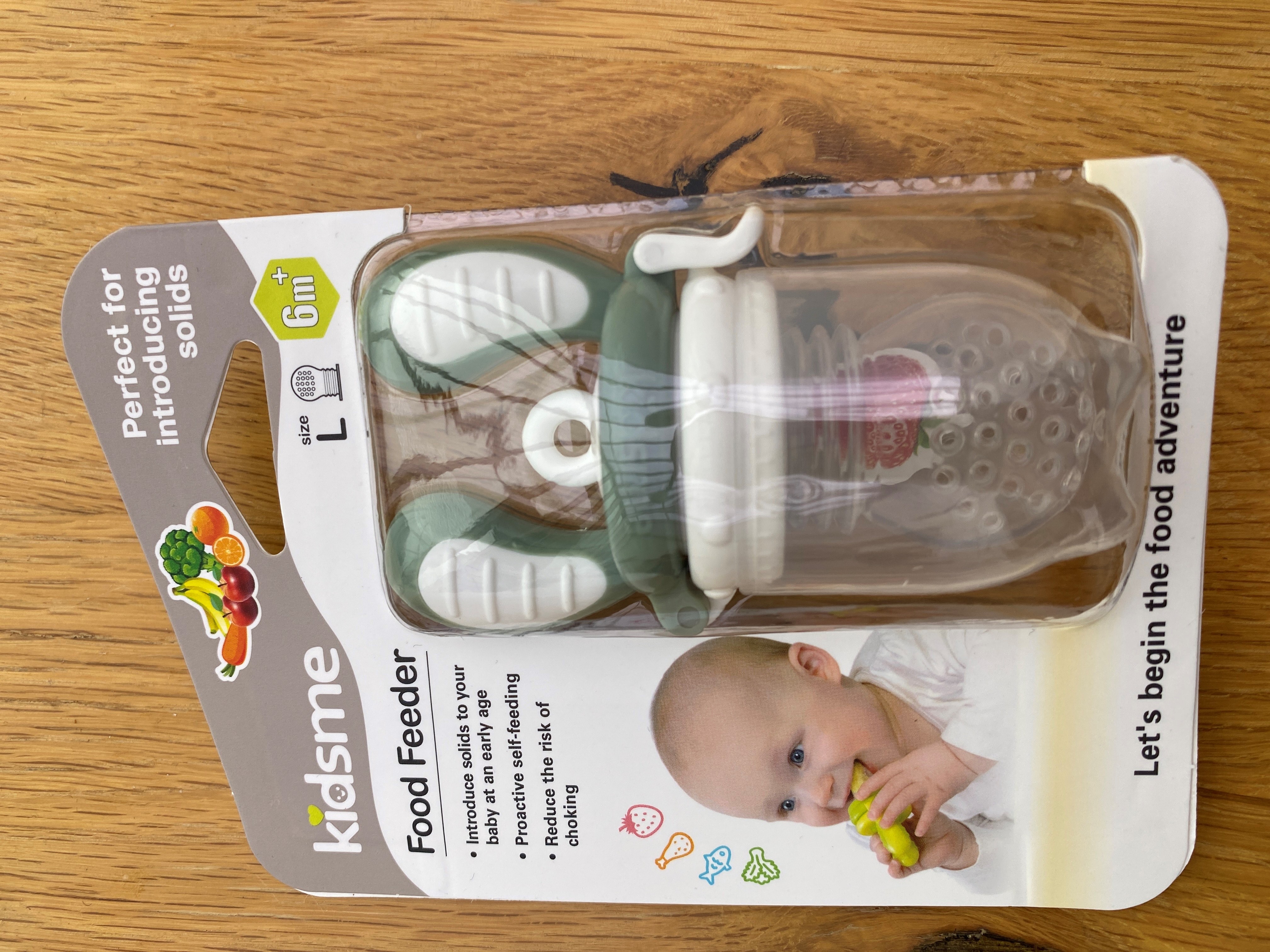 Billede fra myndighedens meddelelse af det tilbagekaldte produkt Food feeder. Årsag: OKTILTAG.