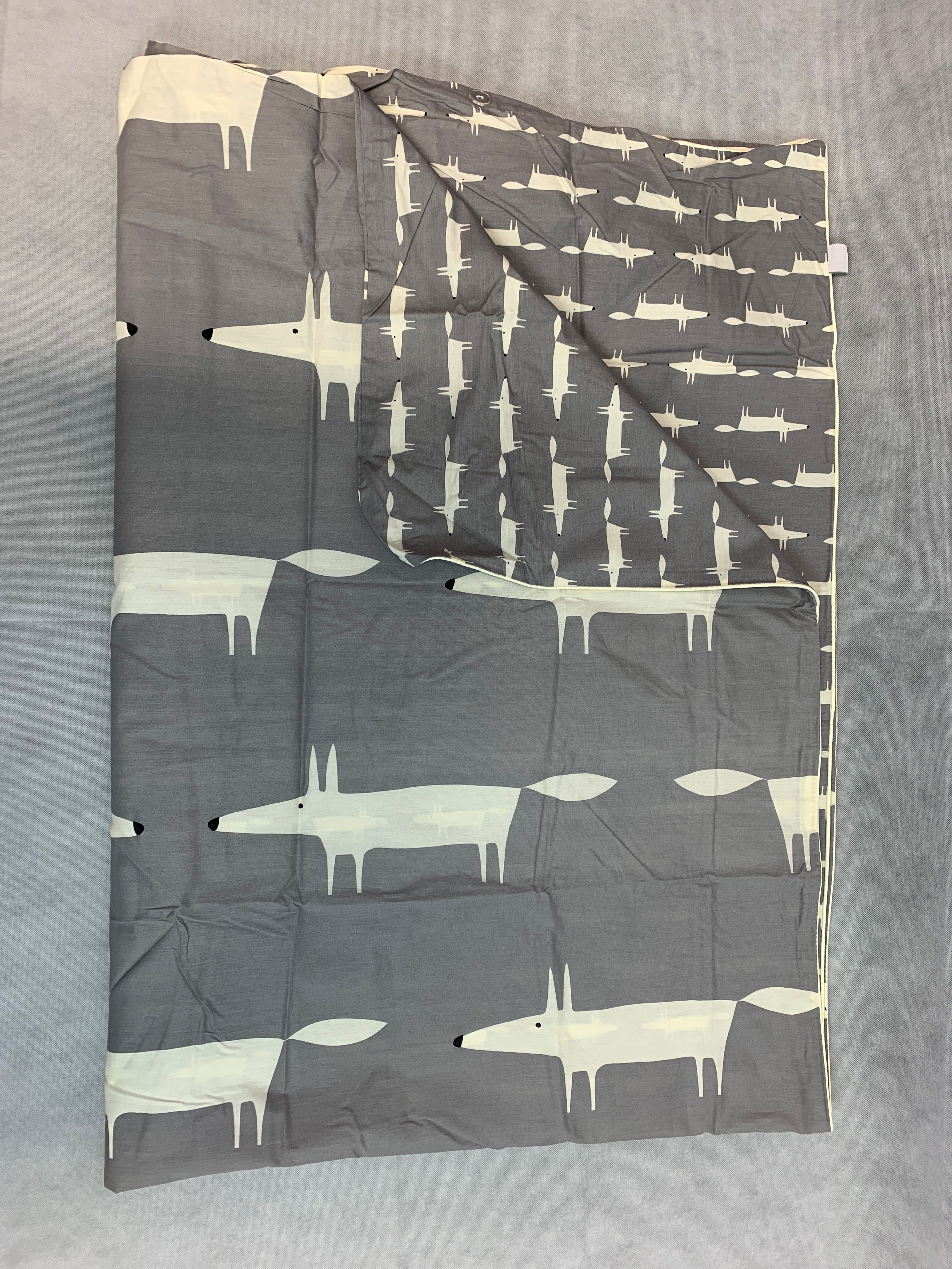 Billede fra myndighedens meddelelse af det tilbagekaldte produkt Pure Cotton Mr Fox Duvet Cover. Årsag: OVERTRÆD.