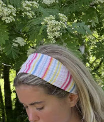 Billede fra myndighedens meddelelse af det tilbagekaldte produkt Rainbow Headband. Årsag: OKTILTAG.