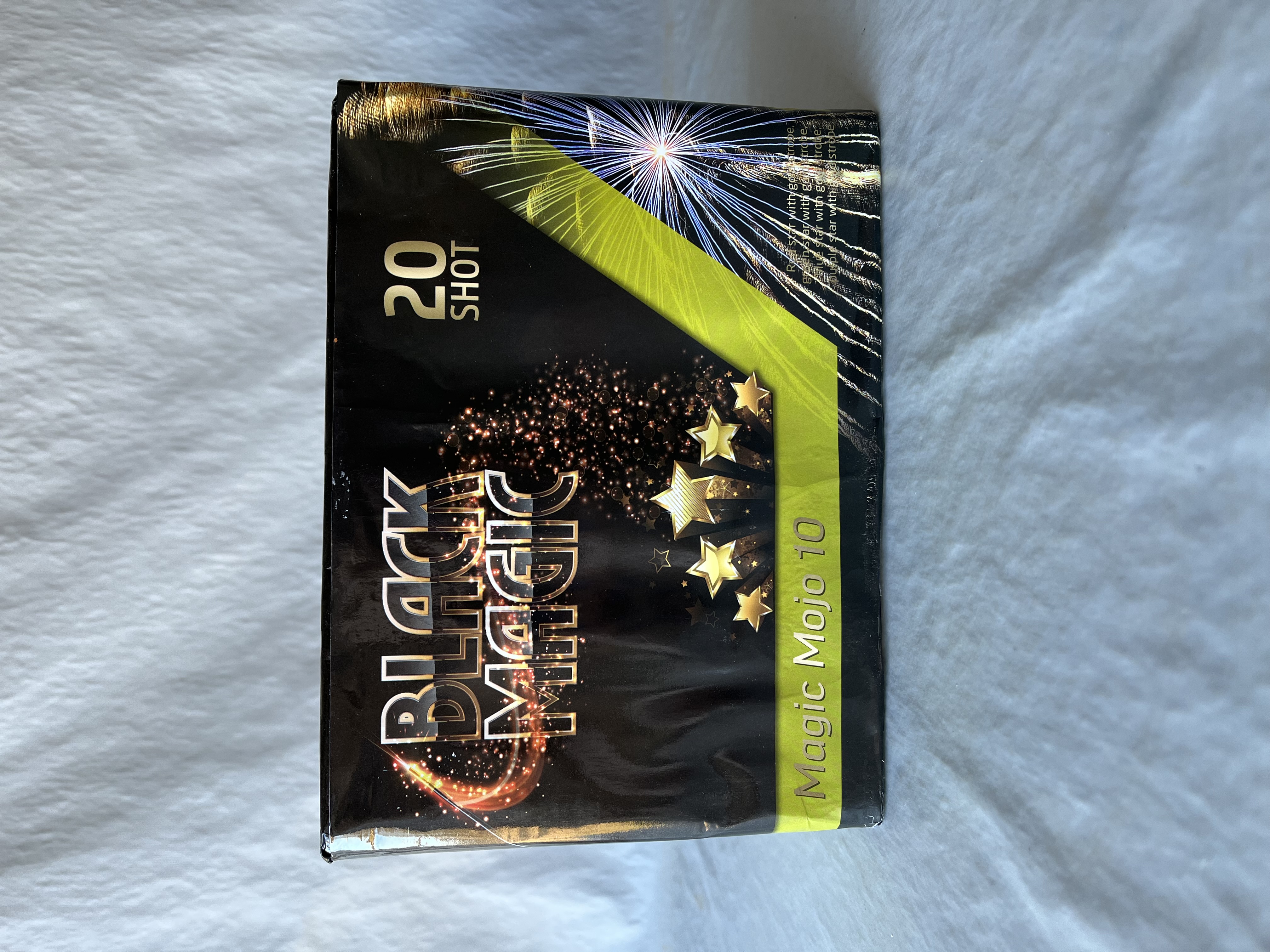 Billede fra myndighedens meddelelse af det tilbagekaldte produkt Magic Mojo 10. Årsag: OVERTRÆD.