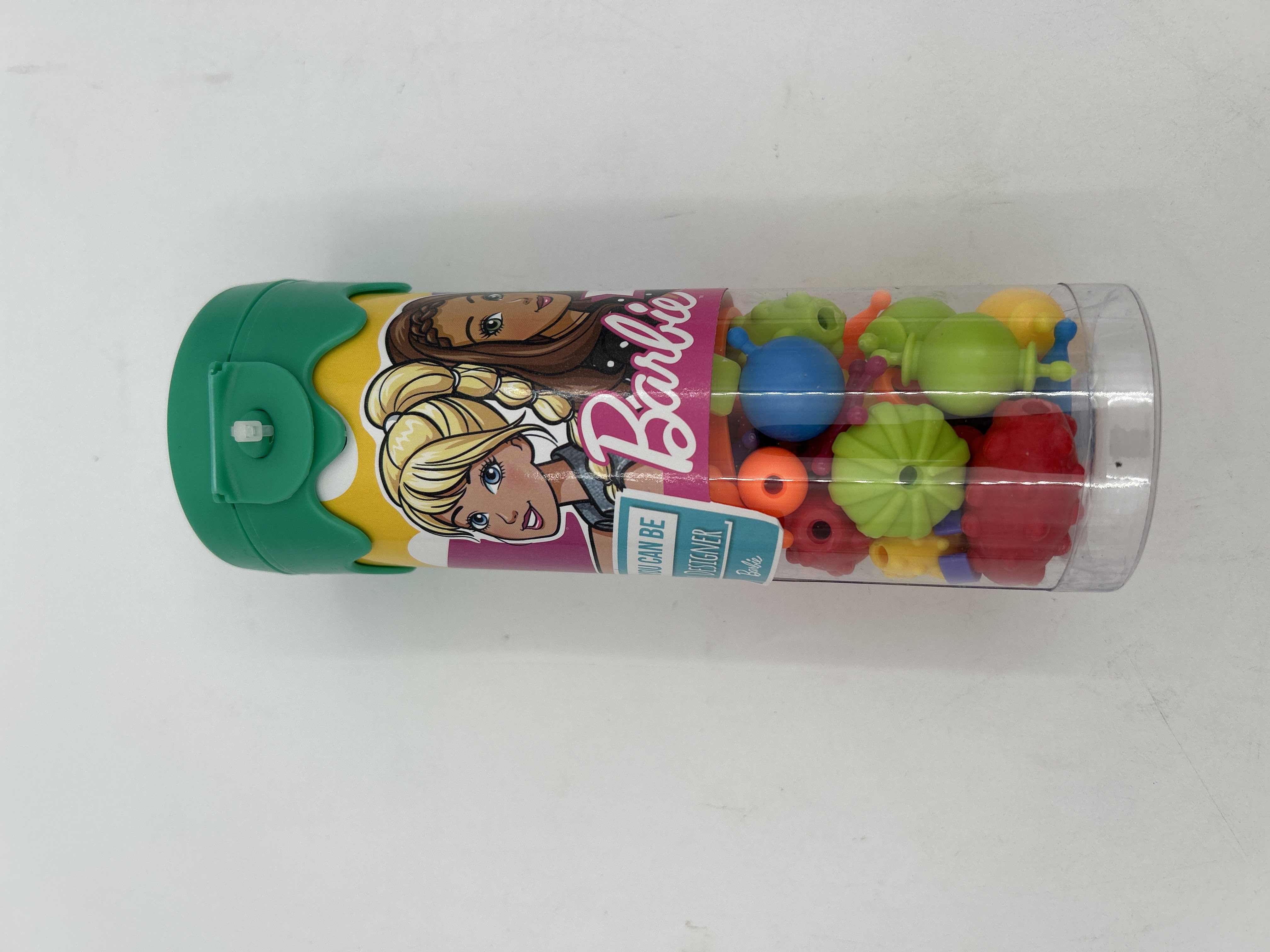 Billede fra myndighedens meddelelse af det tilbagekaldte produkt Barbie Beads. Årsag: OVERTRÆD.