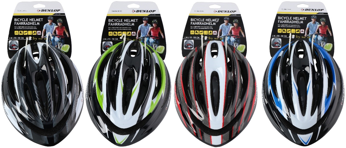 Billede fra myndighedens meddelelse af det tilbagekaldte produkt Dunlop - 8711252997421 - Size L. Årsag: OKTILTAG.