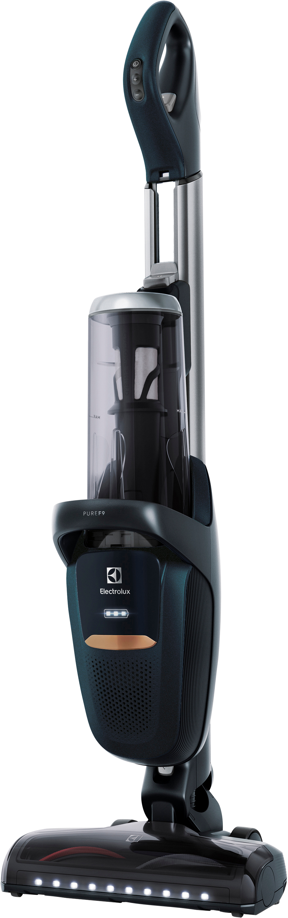 Billede fra myndighedens meddelelse af det tilbagekaldte produkt AEG FX9/Electrolux Pure F9. Årsag: OKTILTAG.