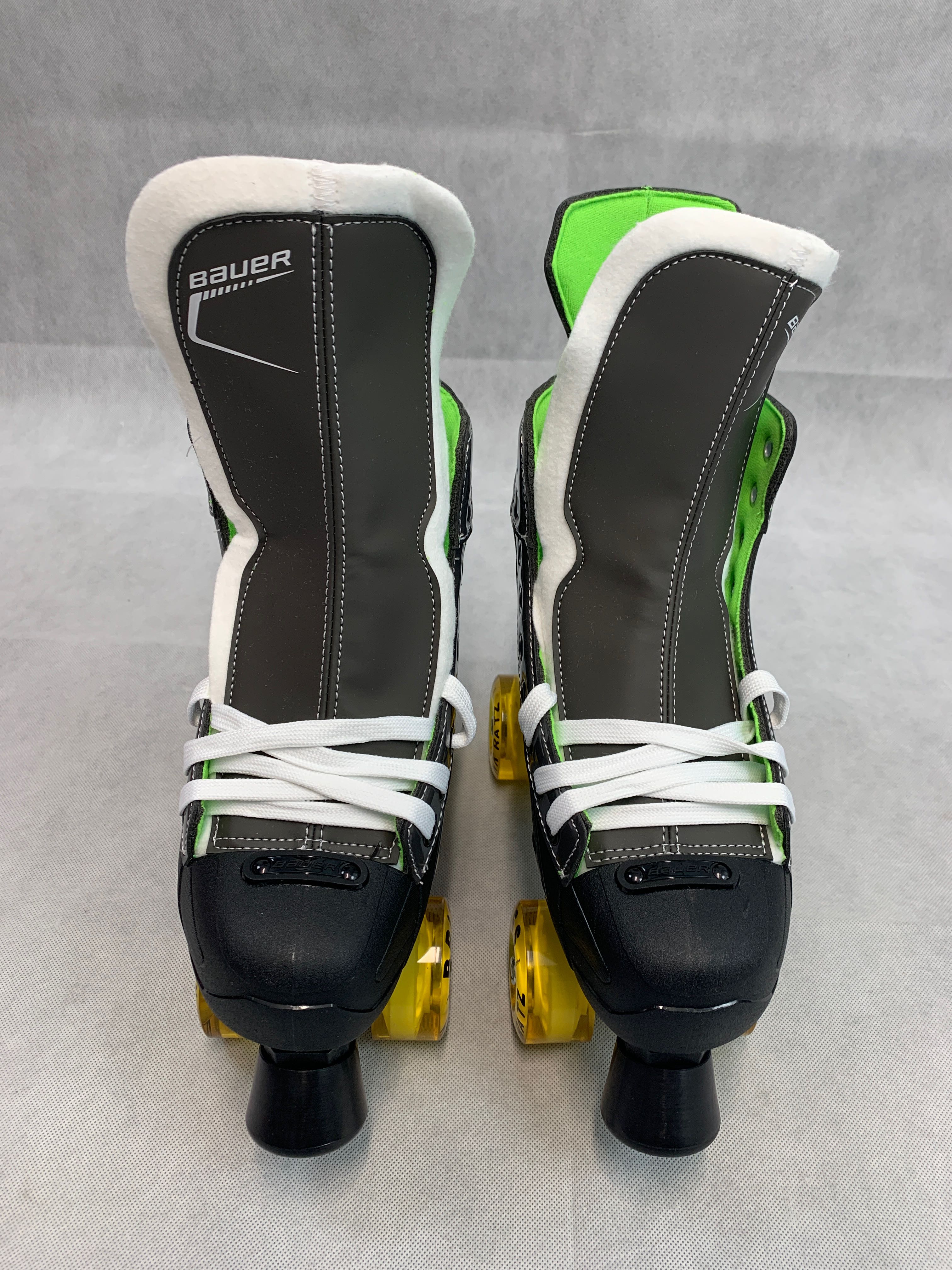 Billede fra myndighedens meddelelse af det tilbagekaldte produkt GRAF PK-110 RINK RATZ 62MM/78A YELLOW. Årsag: OVERTRÆD.