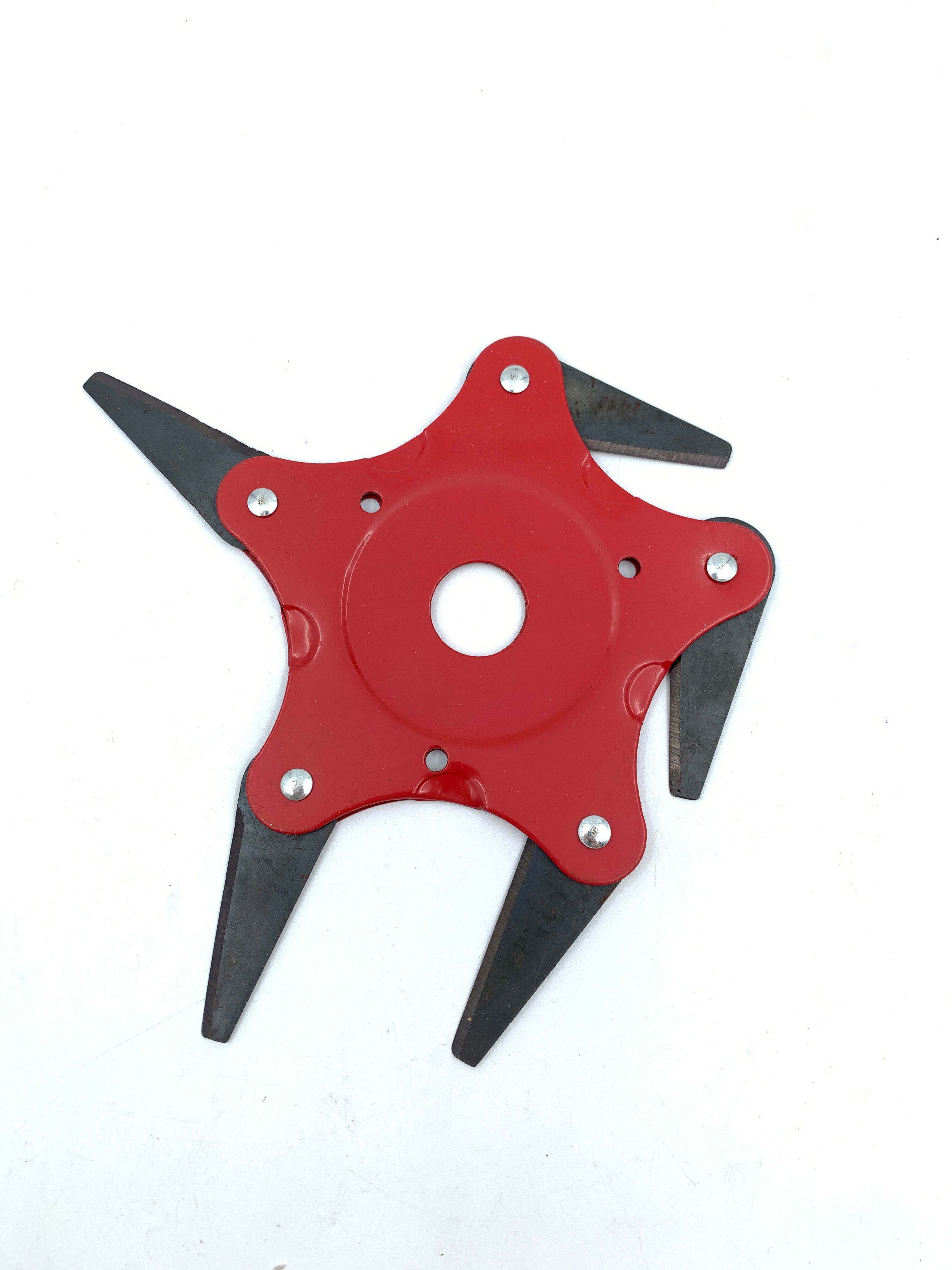 Billede fra myndighedens meddelelse af det tilbagekaldte produkt Universal 6 Blades Trimmer Head For Lawn Mower Garden Tool Brush Weed Cutter 65mn Steel Hedge Grass. Årsag: OKTILTAG.