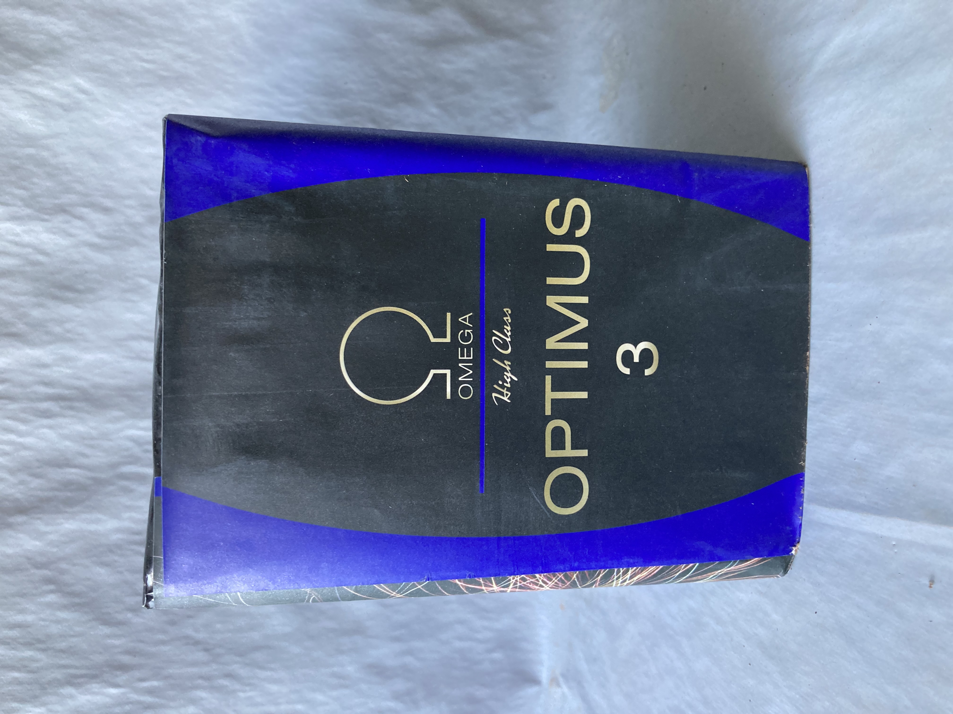 Billede fra myndighedens meddelelse af det tilbagekaldte produkt NYE - Optimus 3, CE-reg. nr. 1170-F2-02097, vare nr. 07376.612, batch nr. 22-15220, NEM 195 g. Årsag: OVERTRÆD.