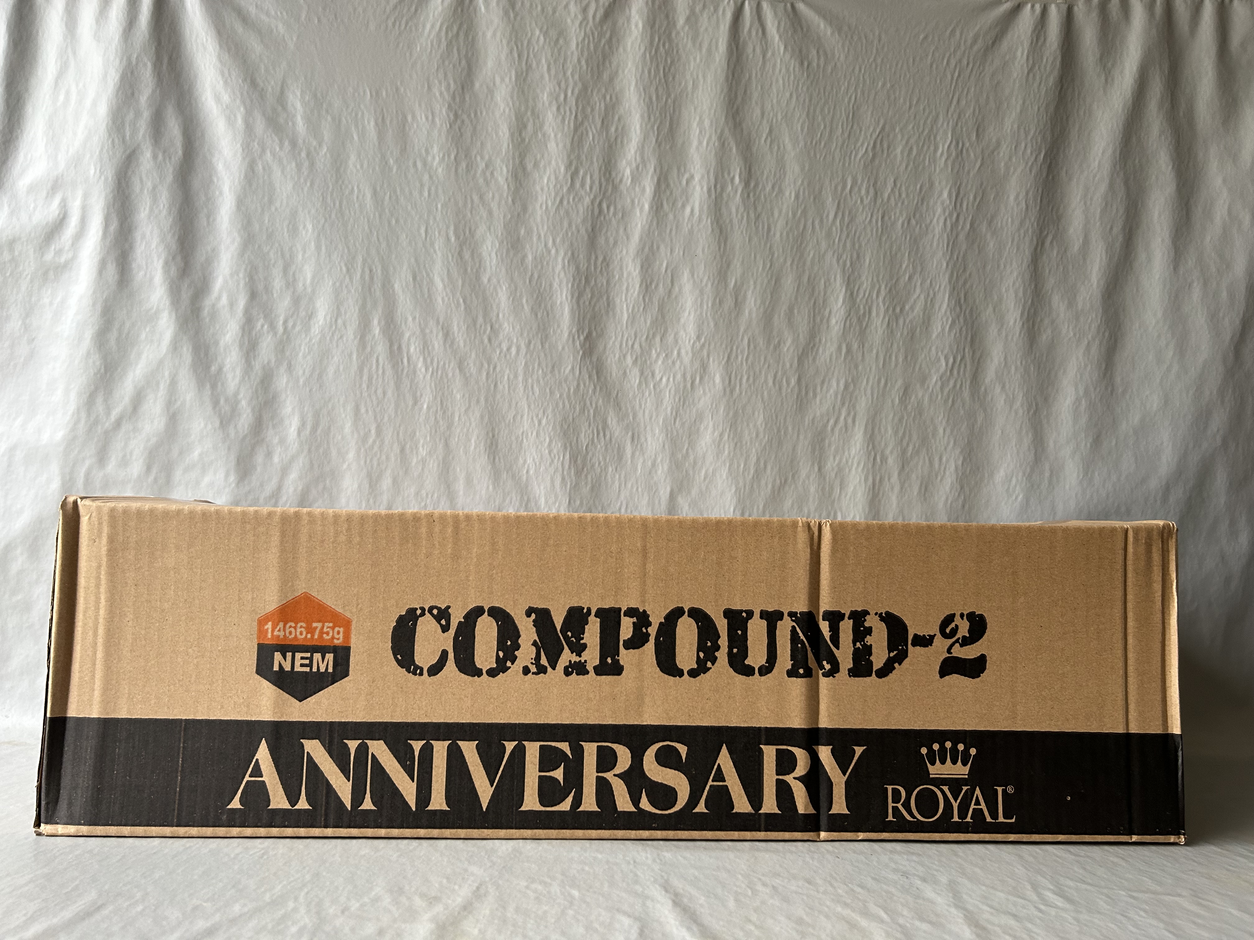 Billede fra myndighedens meddelelse af det tilbagekaldte produkt Compound 2 Anniversary. Årsag: OVERTRÆD.