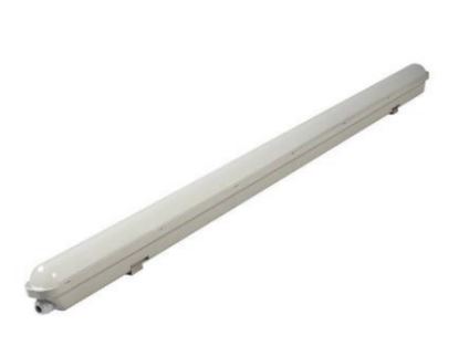 Billede fra myndighedens meddelelse af det tilbagekaldte produkt Industriarmatur inkl. 30 W LED 120 cm. Årsag: OKTILTAG.
