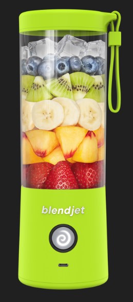 Billede fra myndighedens meddelelse af det tilbagekaldte produkt BlendJet 2, trådløs blender. Årsag: OKTILTAG.