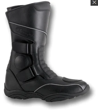 Billede fra myndighedens meddelelse af det tilbagekaldte produkt DIABLO MOTORCYCLE BOOTS. Årsag: OKTILTAG.