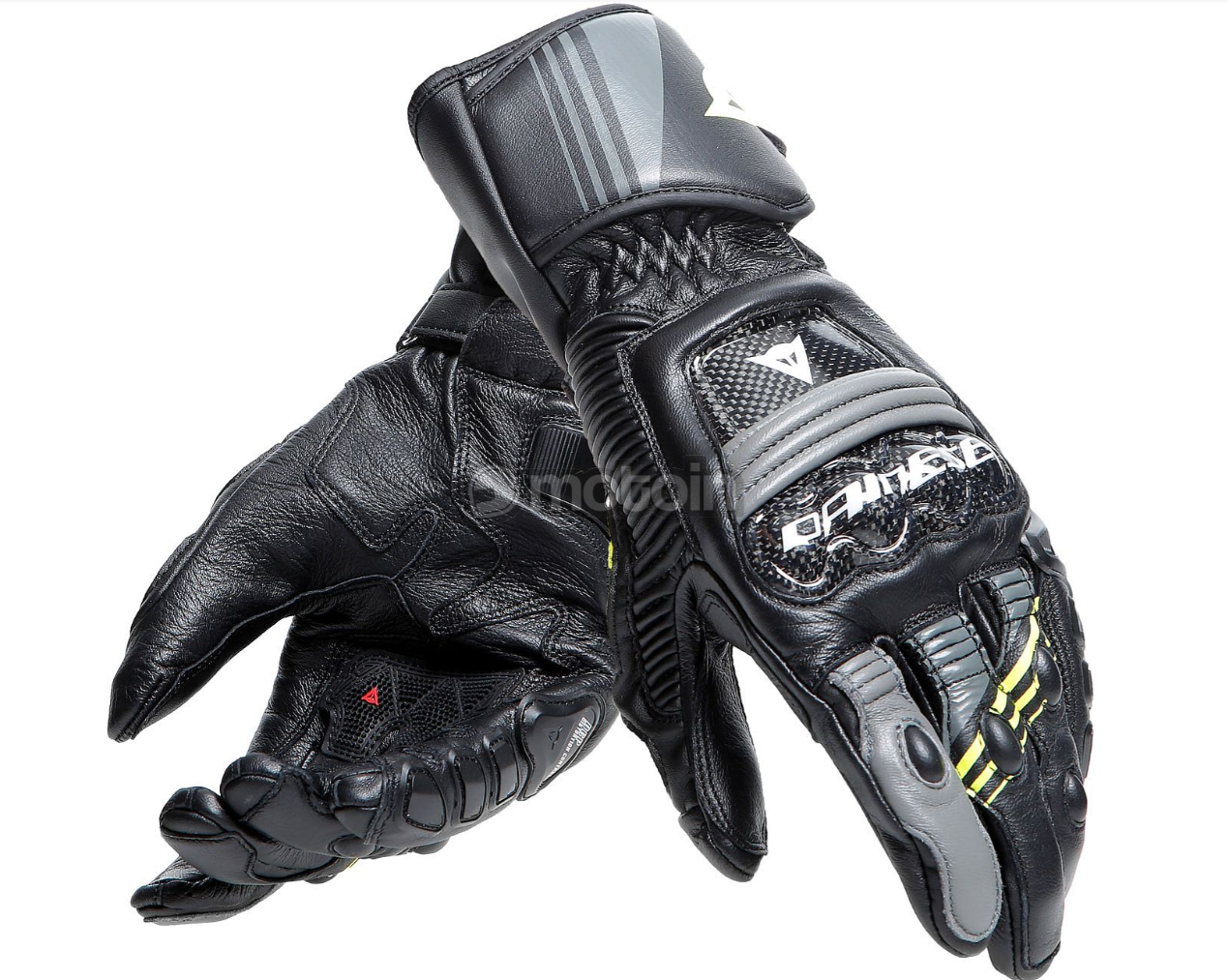 Billede fra myndighedens meddelelse af det tilbagekaldte produkt Dainese Druid 4, gloves. Årsag: OKTILTAG.