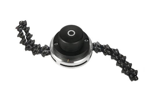 Billede fra myndighedens meddelelse af det tilbagekaldte produkt Wholesale Customized 65mn Chain Trimmer Head Grass Trimmer Head For Gas Brush Cutter. Årsag: OKTILTAG.