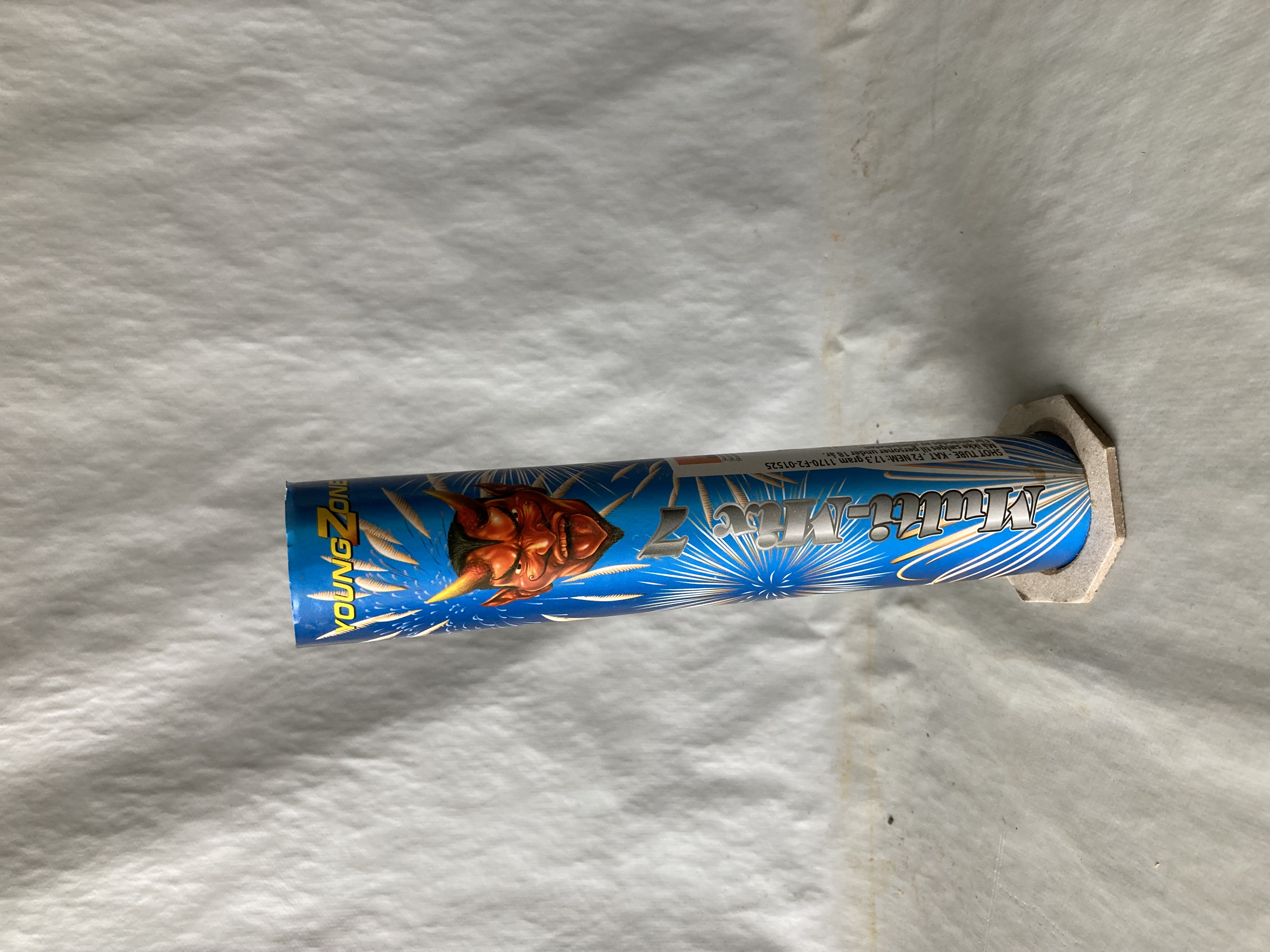 Billede fra myndighedens meddelelse af det tilbagekaldte produkt Multi-Mix 7. Årsag: OVERTRÆD.