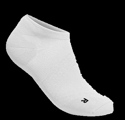 Billede fra myndighedens meddelelse af det tilbagekaldte produkt Run Ultralight Low Cut Socks. Årsag: OVERTRÆD.
