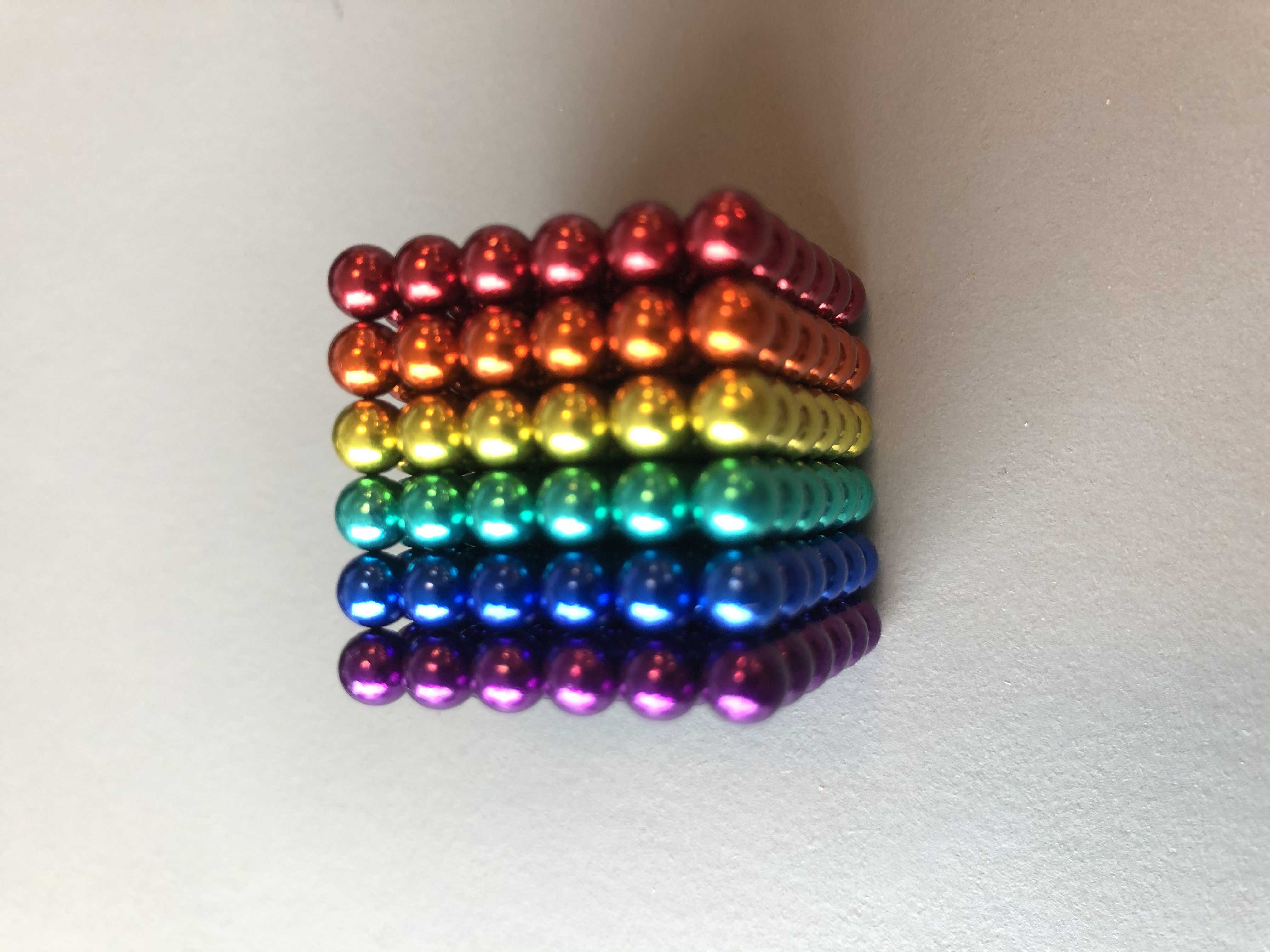 Billede fra myndighedens meddelelse af det tilbagekaldte produkt 5 mm Magnetic Balls Cube Toys Rare Earth Magnet Office Desk Toy Games Multicolor Beads Stress Relief. Årsag: OVERTRÆD.
