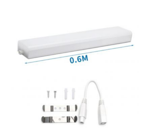 Billede fra myndighedens meddelelse af det tilbagekaldte produkt Aigostar skyggefri LED armatur AL-P06-12-40-0, 12W i 4000K, 230V - 600 mm  +  Tilslutningskabel på 1,5 meter. Årsag: OVERTRÆD.