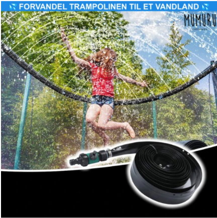 Billede fra myndighedens meddelelse af det tilbagekaldte produkt Trampolin sprinkler. Årsag: OKTILTAG.