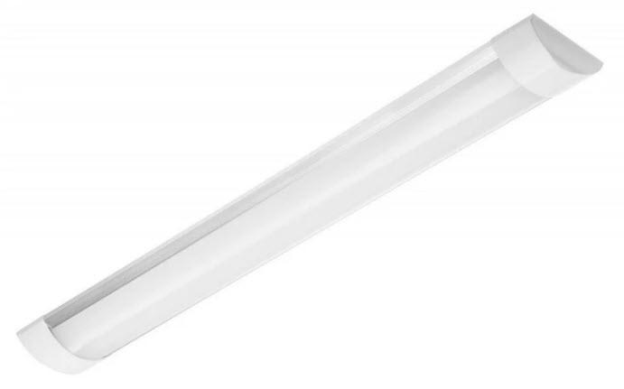 Billede fra myndighedens meddelelse af det tilbagekaldte produkt OLIMPIA LED Fixture LD-OLL18W- ZB-E. Årsag: OVERTRÆD.
