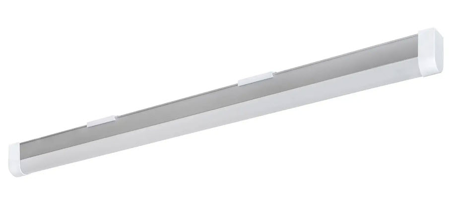 Billede fra myndighedens meddelelse af det tilbagekaldte produkt Müller Licht Ecoline 60 plafonnier LED. Årsag: OVERTRÆD.