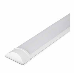 Billede fra myndighedens meddelelse af det tilbagekaldte produkt LUMIÈRE NEON-40 LED armatur. Årsag: OVERTRÆD.