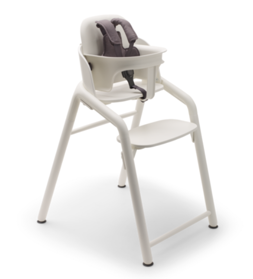 Billede fra myndighedens meddelelse af det tilbagekaldte produkt Bugaboo Giraffe Højstol. Årsag: OVERTRÆD.