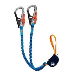 Billede fra myndighedens meddelelse af det tilbagekaldte produkt Mammut Skywalker Pro Via Ferrata Set. Årsag: OVERTRÆD.