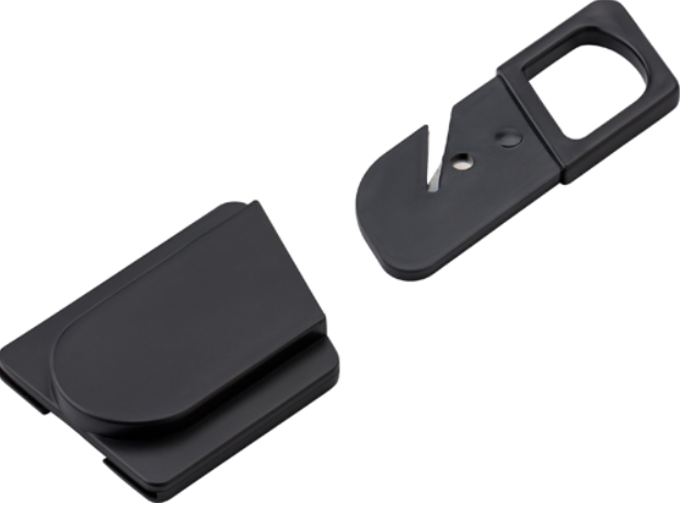 Billede fra myndighedens meddelelse af det tilbagekaldte produkt Impression Seatbelt Cutter. Årsag: OVERTRÆD.