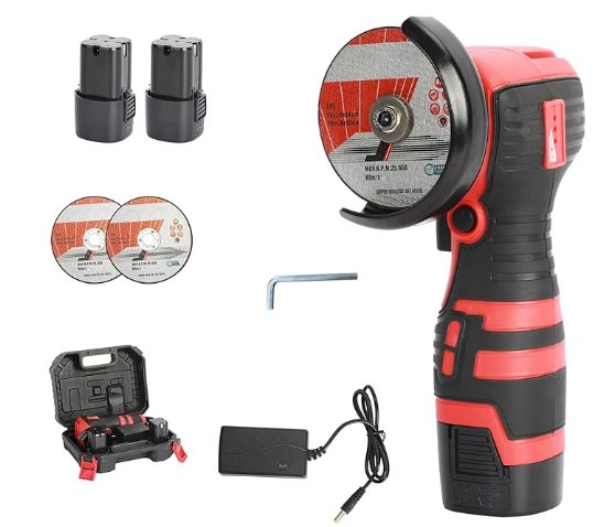 Billede fra myndighedens meddelelse af det tilbagekaldte produkt Mini Angle Grinder, Professional Cordless. Årsag: OVERTRÆD.