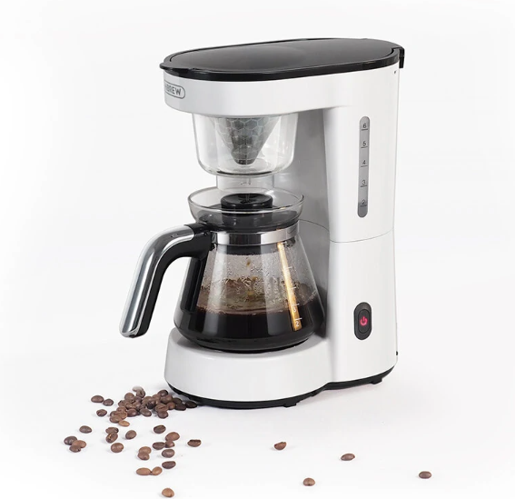 Billede fra myndighedens meddelelse af det tilbagekaldte produkt HiBREW H12 3 in 1 America Drip Coffee Machine. Årsag: OVERTRÆD.