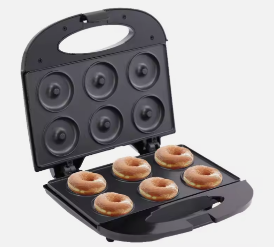 Billede fra myndighedens meddelelse af det tilbagekaldte produkt Mini Donut Maker Easy Clean Home Use. Årsag: OVERTRÆD.
