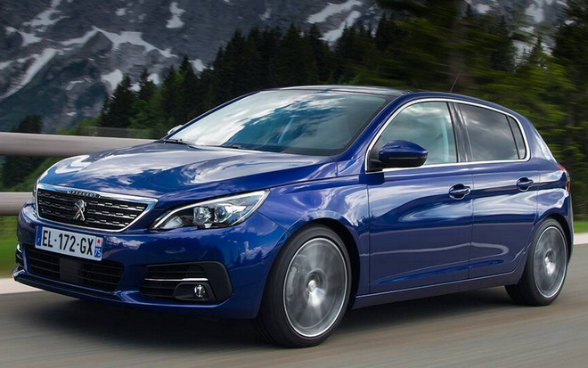 Billede fra myndighedens meddelelse af det tilbagekaldte produkt Peugeot - 308 1,6l Euro 6.1. Årsag: OVERTRÆD.