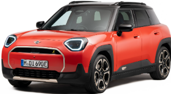 Billede fra myndighedens meddelelse af det tilbagekaldte produkt BMW MINI Cooper, Aceman J01, J05. Årsag: OVERTRÆD.