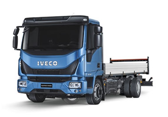 Billede fra myndighedens meddelelse af det tilbagekaldte produkt IVECO - Eurocargo MY24. Årsag: OVERTRÆD.