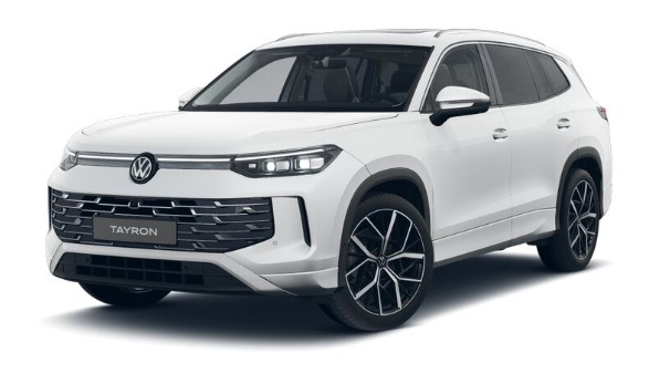 Billede fra myndighedens meddelelse af det tilbagekaldte produkt VW - Tayron. Årsag: OVERTRÆD.