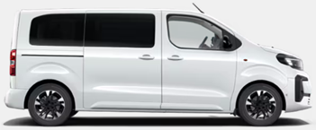 Billede fra myndighedens meddelelse af det tilbagekaldte produkt Opel/Vauxhall - Vivaro, Vivaro life, Vivaro e-Hydrogen, Zafira life. Årsag: OVERTRÆD.