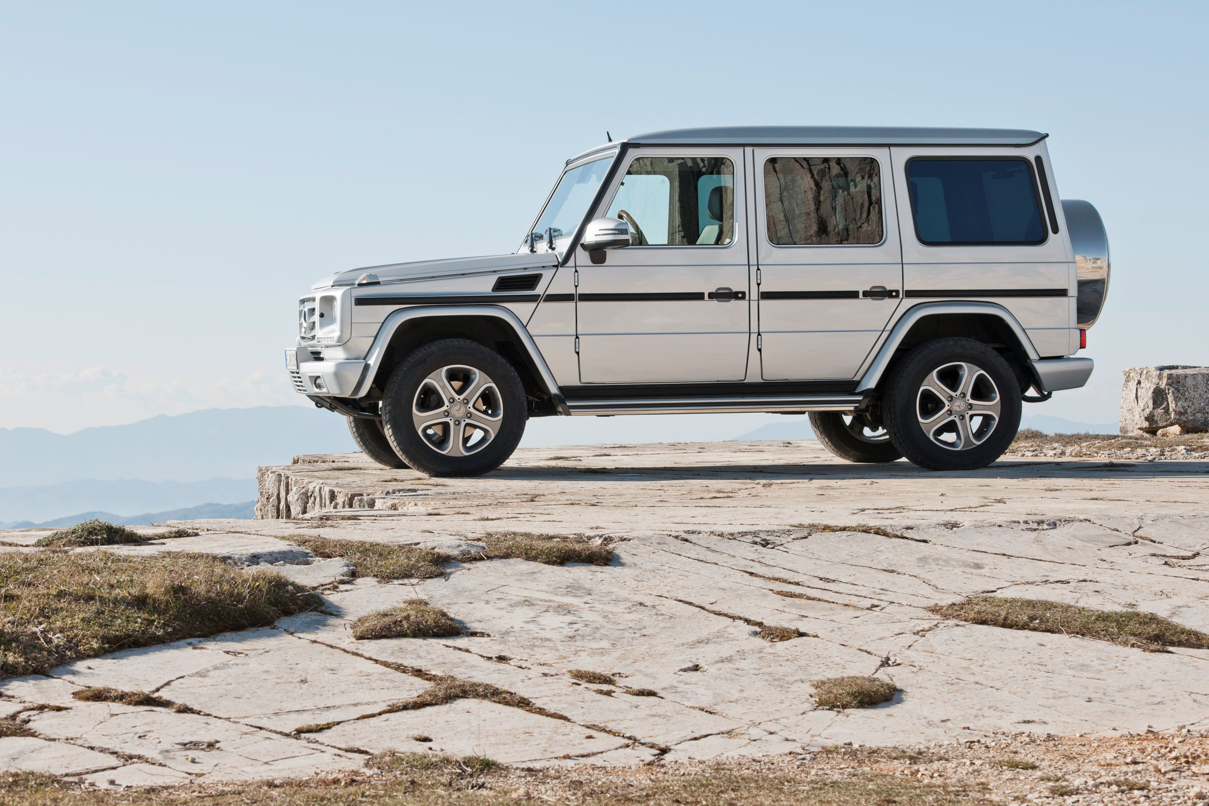 Billede fra myndighedens meddelelse af det tilbagekaldte produkt Mercedes-Benz - G-Class. Årsag: OVERTRÆD.