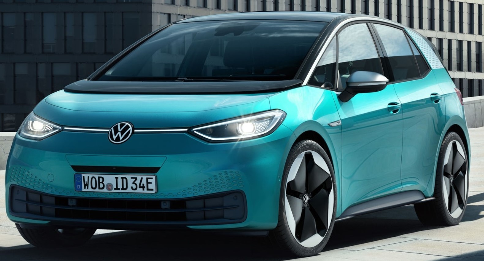 Billede fra myndighedens meddelelse af det tilbagekaldte produkt VW - Model: ID.3. Årsag: OVERTRÆD.