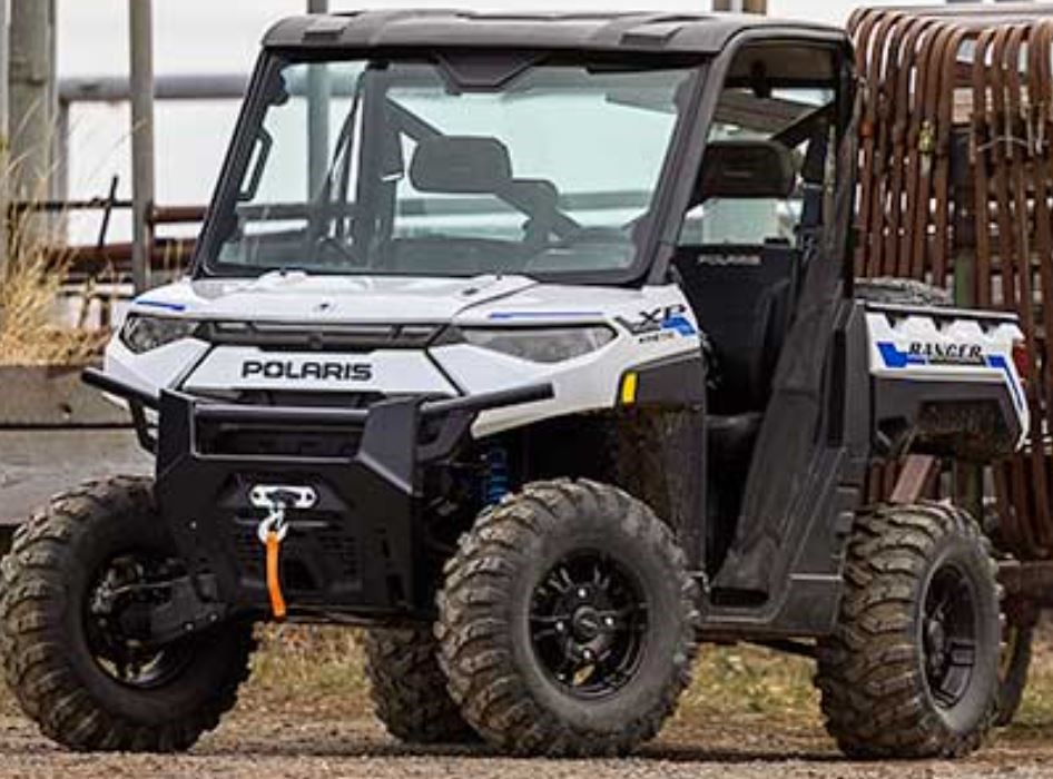 Billede fra myndighedens meddelelse af det tilbagekaldte produkt Polaris Ranger. Årsag: OVERTRÆD.
