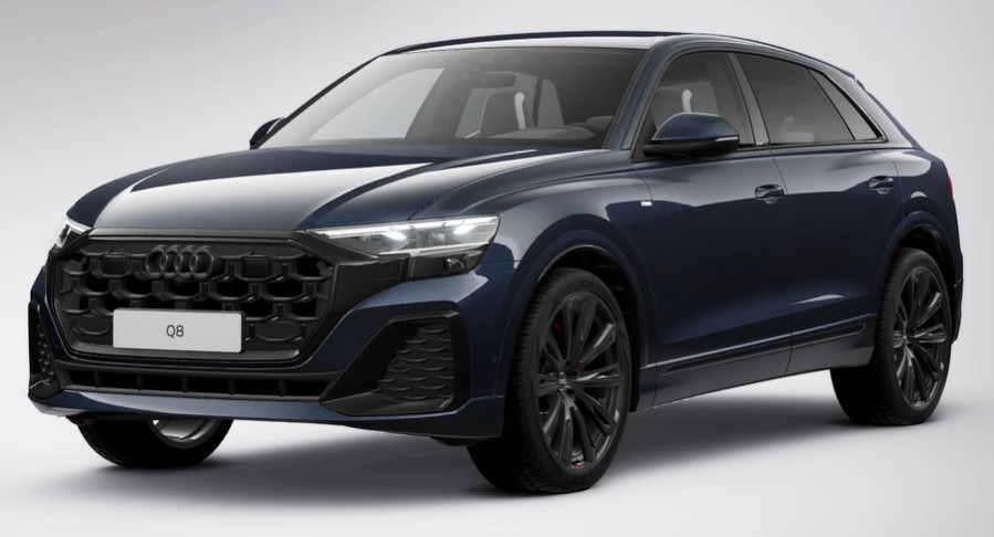 Billede fra myndighedens meddelelse af det tilbagekaldte produkt Audi - Model: A8, Q7, Q8. Årsag: OVERTRÆD.